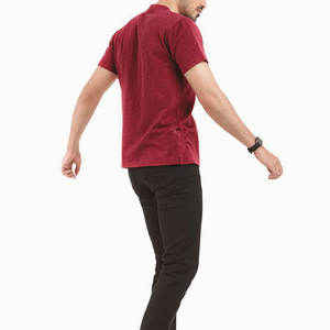 Camiseta Exclusiva para Hombre, Cuello Redondo, Manga Corta, Color Sólido, Estilo Casual, 100% Algodón, Corte Regular, Tejido Transpirable - Product Image 3