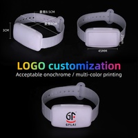 Pulsera LED con Control Remoto DMX RF 433mhz, Programable, con Luz Intermitente, para Conciertos y Eventos, con Logotipo Personalizado