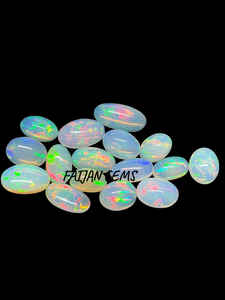 Cabujón de ópalo de fuego Welo etíope Natural de alta calidad, piedra preciosa suelta de gran tamaño, certificado por terceros, Sin tratamientos, indio - Product Image 2