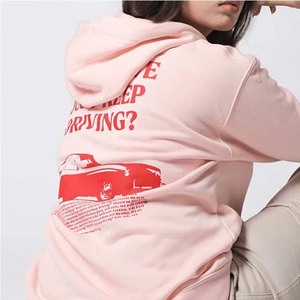 Nouveau sweat à capuche zippé personnalisé imprimé et teint pour femme, style vintage, coupe oversize, en coton, décontracté, hiver, respirant, écologique - Product Image 6