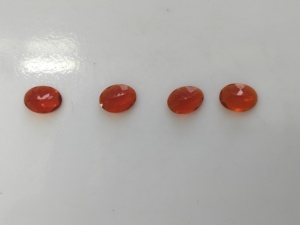 Opale de feu naturelle 8x6MM taille ovale, pierre précieuse naturelle de qualité supérieure pour la fabrication de bijoux - Product Image 5