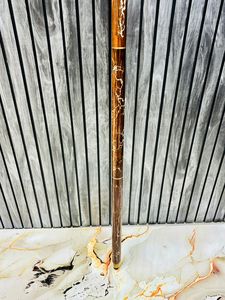 Canne de marche artisanale en bois de rose, courbes naturelles, multifonctionnelle, polie, design pliable en 3 sections, idéale pour les cadeaux de Pâques et de remise de diplôme - Product Image 3