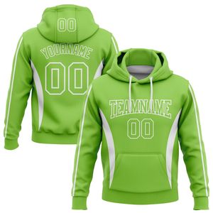 Sweat à capuche personnalisé pour homme, noir et blanc, sublimation polyester, style sportif décontracté, vêtement d'automne avec poche pour nom et numéro - Product Image 6