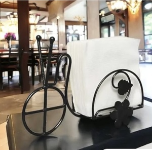 Porte-serviettes de cocktail au design de rickshaw, accessoires de table faits à la main pour mariages - Product Image 3