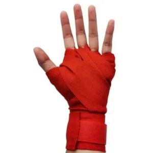 Bandages de boxe élastiques en coton pour le soutien des poignets et des phalanges, bandages d'entraînement pour arts martiaux, MMA, gym, fournisseur OEM - Product Image 5