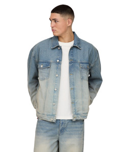 Wholesale Different Colors White Red Black Slim Fit Men Clothing Suppliers Jeans Shirts Custom <b>Denim</b> <b>Jacket</b> for men - Product Image 3