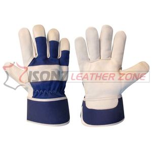 Isonz ถุงมือนิรภัยกันแรงกระแทกสำหรับทำงานถุงมือหนังวัว - Product Image 5