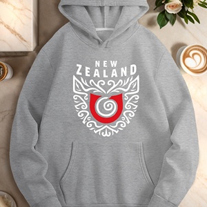 Sudaderas con Capucha de Punto Casual para Mujer, Diseño Inspirado en los Maoríes de Nueva Zelanda - Product Image 3