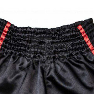 Pantalones Cortos de Entrenamiento de Muay Thai de Alto Rendimiento para Hombre, Cintura Elástica Cómoda, Secado Rápido y Transpirable, Tela de Satén/Poliéster - Product Image 3