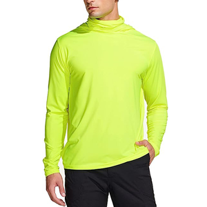 OEM Customized Hooded Rash Guards Fishing Shirts <b>Neck</b> <b>Gaitor</b> UPF50+ Long Sleeve UV Protection Quick Dry Eco-Friendly Breathable - Product Image 3