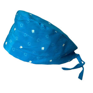 Ribbon Ties Ponytail <b>Scrub</b> Surgical Nurse <b>Caps</b> Satin Lined Buttons Unisex Nurse <b>Scrub</b> Accessories - Product Image 2