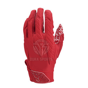 Factory Direct Leather American Football Gloves Custom Colors And Private Label - Product Image 2