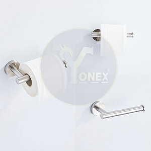 ชุดอุปกรณ์ห้องน้ำสแตนเลสสตีล 5 ชิ้น ชุดอุปกรณ์ห้องน้ำทองเหลืองเชิงพาณิชย์ 5 ชิ้น - Product Image 4