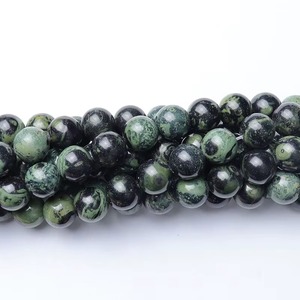 Jaspe Kambaba Verde Natural al por Mayor, Cuentas Sueltas de Jaspe Cocodrilo en Hilo para Fabricación de Joyas DIY 4mm 6mm 8mm 10mm 12mm - Product Image 5