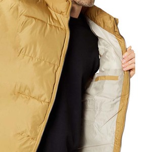 Custom Made Men's High Quality Breathable Canvas <b>Puffer</b> Vest Stand Front Zipper Closure New Style Casual Outdoor Winter <b>Cheap</b> - Product Image 6