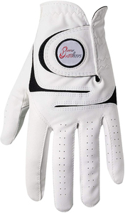Gants de golf haute performance pour hommes, en cuir véritable, à doigts entiers, souples, durables, compressifs, respirants, antidérapants, pour le sport - Product Image 2