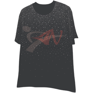 Rhinestone Bling T Shirt Women Men <b>Crystal</b> Diamond Studded Fashion <b>Top</b> Shiny Sparkle Tee Streetwear Party Wear Custom Logo OEM - Product Image 1