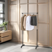 Séchoirs à linge pliants en métal de type debout, vente sur Shopee, rangement à domicile, armoire, salle de bain, design moderne, fabricant taïwanais