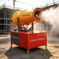 Cañón de Niebla de Largo Alcance con Dirección de Pulverización Ajustable Hidráulicamente Horizontal y Verticalmente, Cobertura Flexible