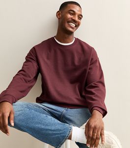 Sweat-shirts pour hommes - Sweat-shirts à col rond personnalisés - Pulls pour hommes - Sweat-shirts à manches longues en polaire épaisse, couleur unie - Product Image 5