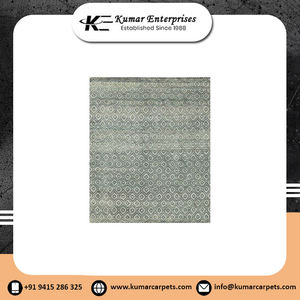 Tapis en soie de bambou de luxe faits à la main de haute qualité, design persan, brodés, à poils coupés, à prix abordable - Product Image 3