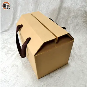 Большие гофрированные бумажные коробки из крафт-бумаги на заказ оптом