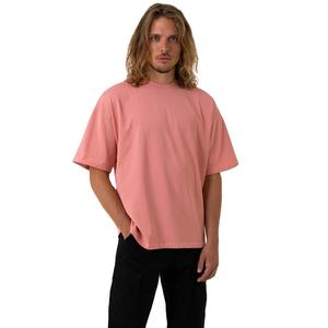 Camiseta Personalizada para Hombre, con Estampado Puff, 100% Algodón, Lisa, Transpirable, Talla Grande, Diseño en Blanco en la Parte Delantera - Product Image 6