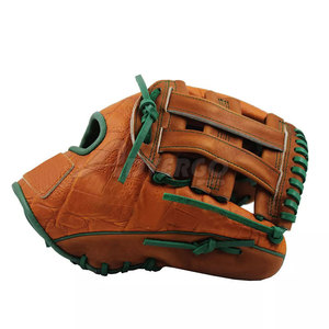 Premium <b>Baseball</b> <b>Gloves</b> Made Of Genuine Cowhide Leather Comfortable Fit For Daily Practice <b>Baseball</b> Training - Product Image 3