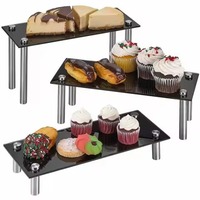 Support à chocolat en métal artisanal, écologique et élégant, présentoir artistique pour muffins et noix, personnalisable, décoration de table, buffet