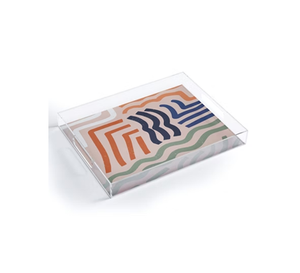 Bandeja Rectangular de Acrílico para Almacenamiento y Servicio, la Más Vendida, Nueva Llegada, Organizador para Cenas Románticas al Aire Libre - Product Image 2