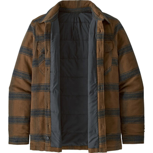 Custom Bulk <b>Men's</b> High Quality Brushed Cotton Plaid Hooded <b>Flannel</b> Streetwear Winter <b>Jacket</b> Windproof Eco-Friendly 220g - Product Image 6