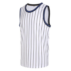 Maillot de basket-ball personnalisé pour homme, taille plus, respirant, à séchage rapide, imprimé, de haute qualité, réversible, en mesh - Product Image 1