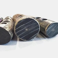Boutons à bascule artisanaux respirants en corne de buffle naturelle, forme naturelle, pour cadeau NS Overseas NS-HT-0830