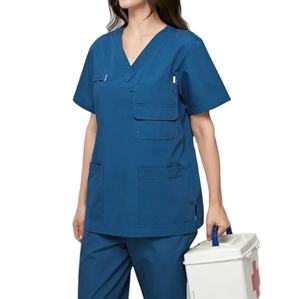 ชุดยูนิฟอร์ม2026ใหม่สำหรับทุกเพศชุดยูนิฟอร์มพยาบาลผ้าใบเป็นมิตรต่อสิ่งแวดล้อม - Product Image 1