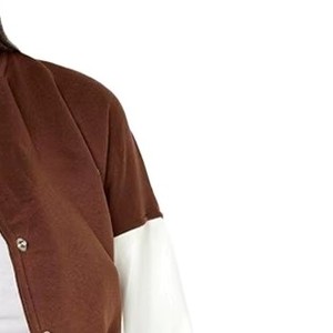 Custom Women Varsity <b>Jacket</b> Premium Wool <b>Leather</b> Sleeves Letterman Baseball Coat Street Fashion OEM ODM Factory Sample Service - Product Image 2