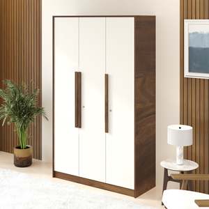 Armario Maltein de 3 Puertas con Estantes y Perchero, Organizador de Ropa para Dormitorio, Armario, Gabinete - Product Image 6