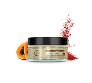 Crème anti-rides à base de safran et de papaye naturelle Khadi, 50g | Prévient le vieillissement prématuré | Propriétés éclaircissantes pour la peau - Product Image 1