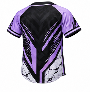 Uniforme Deportivo de Béisbol de Alta Calidad, Sublimado, con Botones, para Hombre y Mujer, Transpirable, Ligero, para Equipos de Softbol, Venta al Por Mayor - Product Image 4