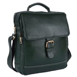 Bolso Bandolera de Cuero Genuino Vintage de Lujo, Unisex, Moderno, Negro, de Poliéster, con Cierre, Portátil - Product Image 6