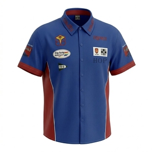 Chemise de course F1, logo personnalisé, personnalisation du matériau, vêtements de piste, impression, karting, uniforme d'équipe sportive, chemises de mécanicien pour hommes - Product Image 1