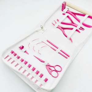 Kit de Herramientas Profesionales para Extensiones de Cabello y Micro Links, Color Sólido Único, Diseño Personalizado, Logotipo Personalizado, Duradero - Product Image 4