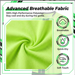 Conjunto de Camiseta de Fútbol Sublimada para Hombre, Estampado Geométrico, Manga Corta, Absorbe la Humedad, Corte Regular, Todas las Temporadas, Color Personalizado para Adultos - Product Image 3