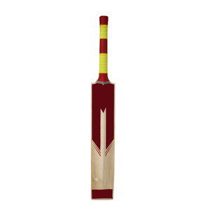 Bate de Cricket de Madera Marrón y Amarillo del Grupo JNA con Empuñadura Ambidiestra para Práctica de Cricket - Product Image 1