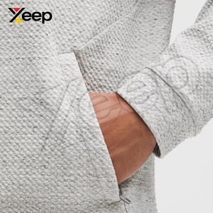 เสื้อฮู้ดดี้ลำลองแบบกำหนดเองสำหรับฤดูหนาว รุ่น XC-MH-19 ผ้าฝ้ายผสมโพลีเอสเตอร์สำหรับผู้ชาย มีกระเป๋าด้านหน้า พิมพ์ลายด้วยเทคนิค Heat-Transfer ระบายอากาศได้ดี - Product Image 4