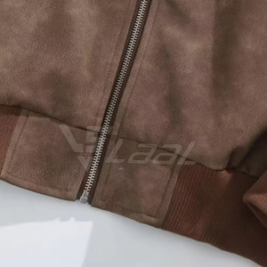 เสื้อแจ็คเก็ตแฟชั่นพรีเมียม สัมผัสนุ่มสบาย เหมาะสำหรับฤดูหนาว สไตล์ทันสมัยสำหรับผู้ชาย ทำจากหนัง - Product Image 4