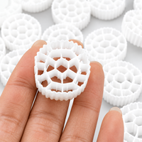 en plastique HDPE cylindre filtre média K5 MBBR aérateurs Biofilm transporteur usine de traitement des eaux usées filtre à eau