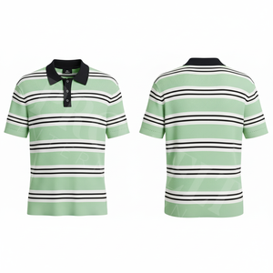 Camiseta Polo de Piqué Moderna Personalizada de Algodón y Poliéster, Corte Clásico para Hombre, Manga Corta, Duradera, Informal, Uniforme, OEM, ODM - Product Image 4