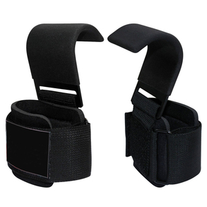 Crochets de levage OEM pour soulevé de terre avec support de poignet pour l'entraînement physique et les séances de traction intensives, fabricant en gros de marques privées, vente en gros - Product Image 1