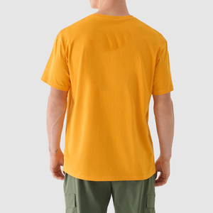 T-shirt pour homme en coton brodé de luxe personnalisé, style streetwear, épaules tombantes, poids lourd 280 g/m² - Product Image 2