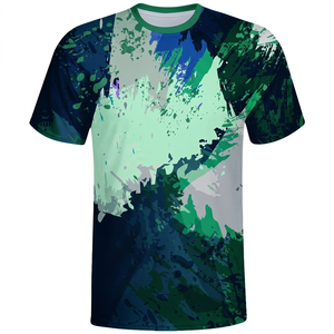 Maillot de football personnalisé pour homme, sublimation, logo d'équipe, 38, noir, bleu, blanc, col rond, manches courtes, coupe athlétique, toutes saisons - Product Image 3